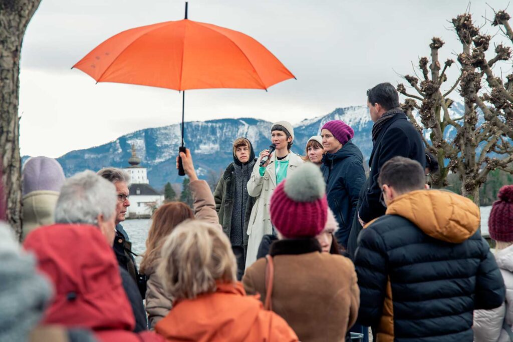 OPENING SAUNA PLATTFORM, 
Foto: ©Violetta Wakolbinger